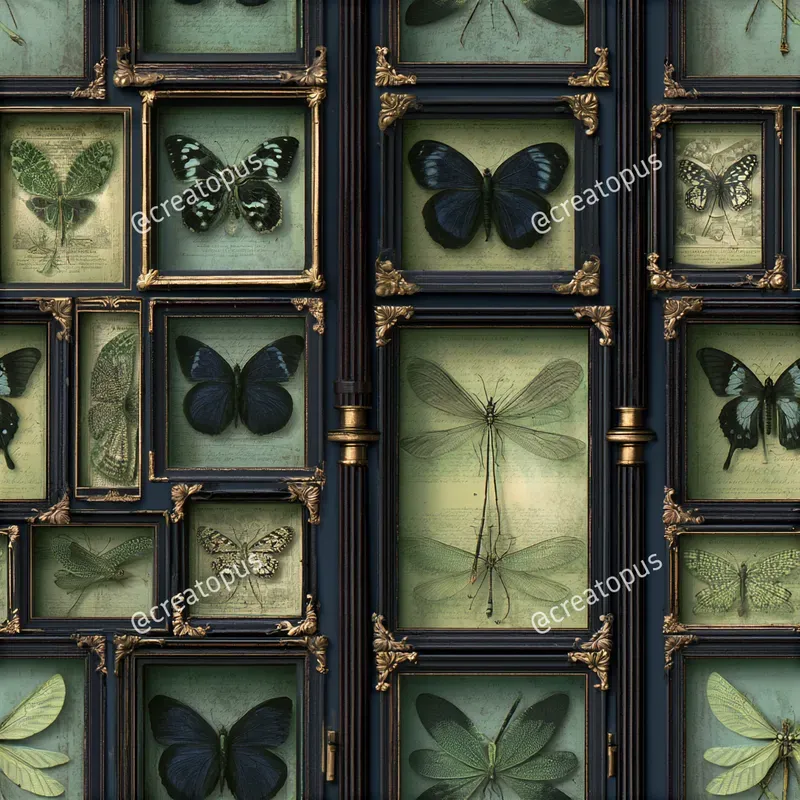 Victorian Curiosity Cabinet Patterns