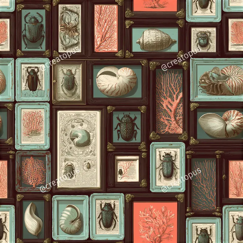 Victorian Curiosity Cabinet Patterns