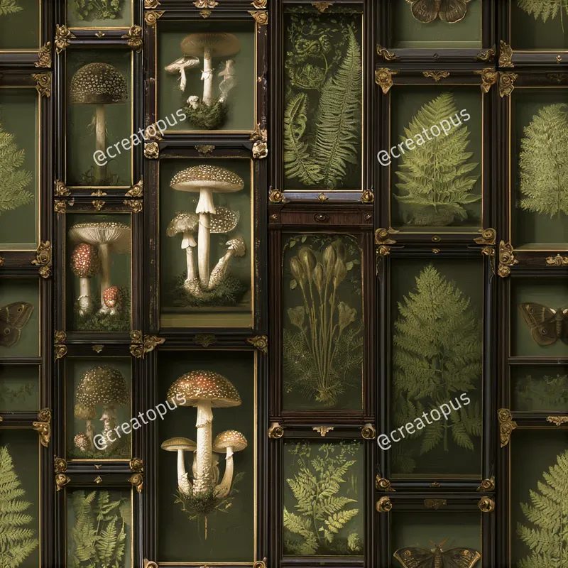 Victorian Curiosity Cabinet Patterns