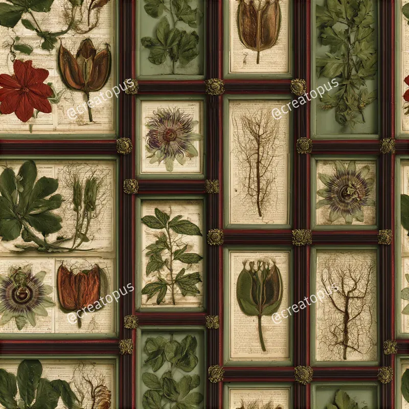 Victorian Curiosity Cabinet Patterns