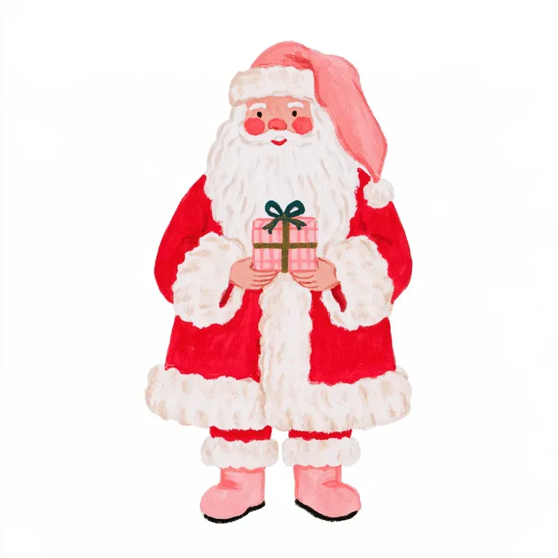 Whimsical Christmas Watercolor Cliparts