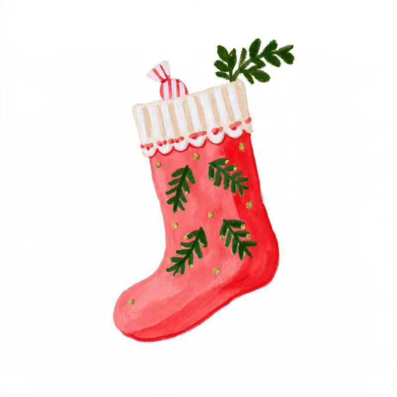 Whimsical Christmas Watercolor Cliparts