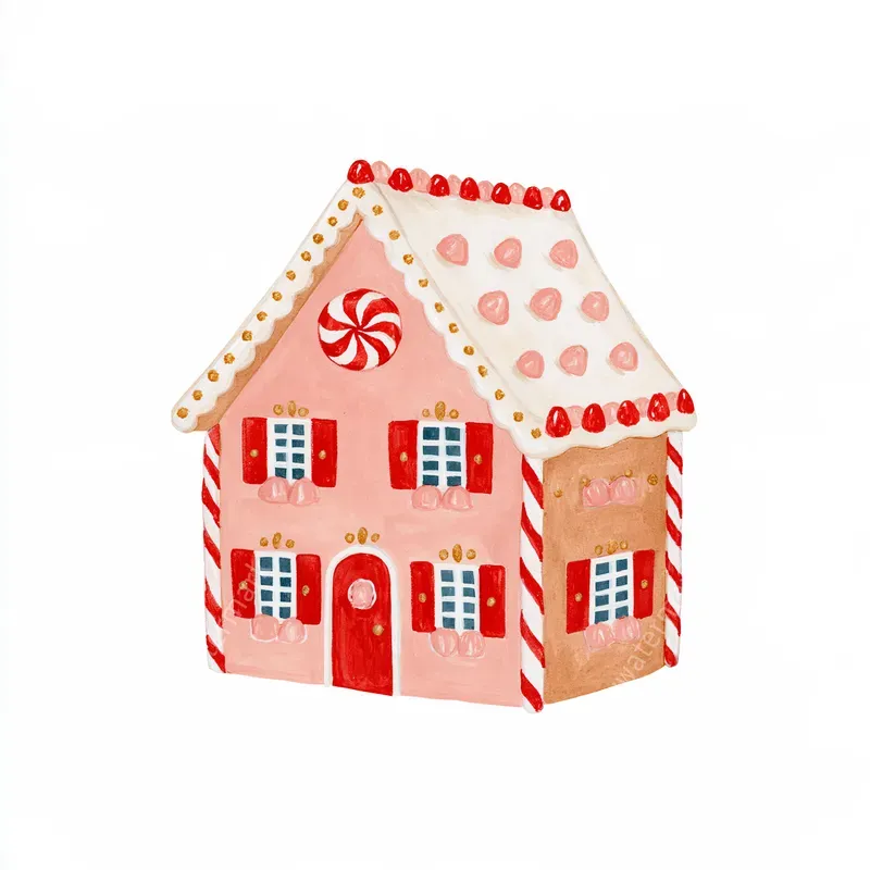 Whimsical Christmas Watercolor Cliparts