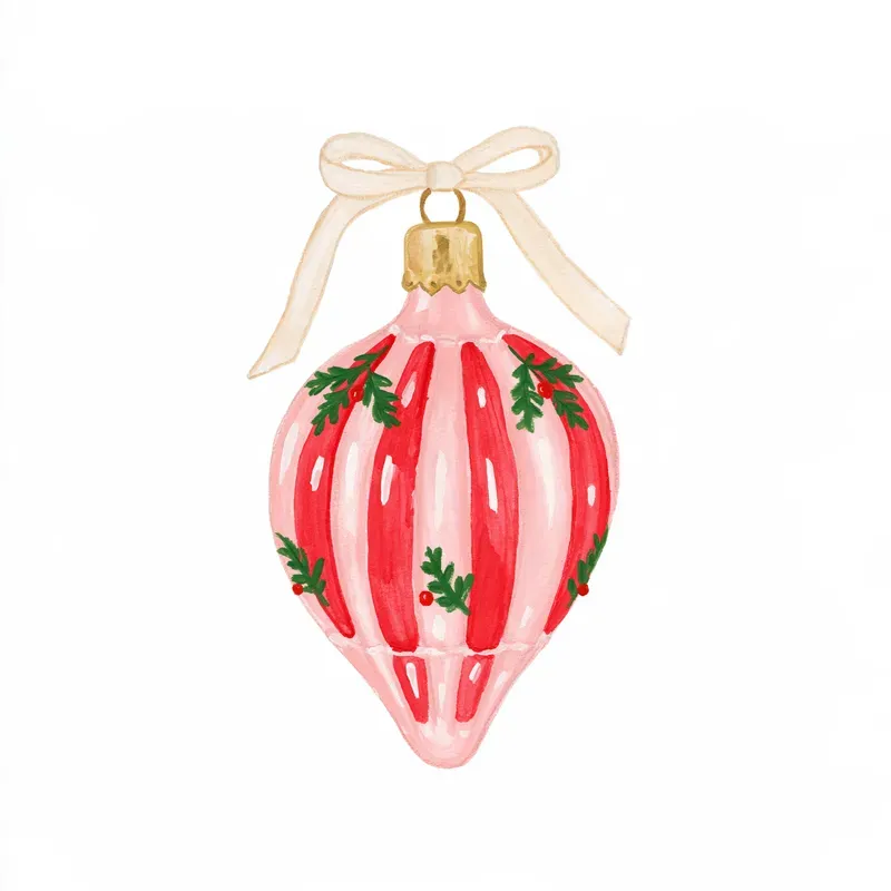 Whimsical Christmas Watercolor Cliparts