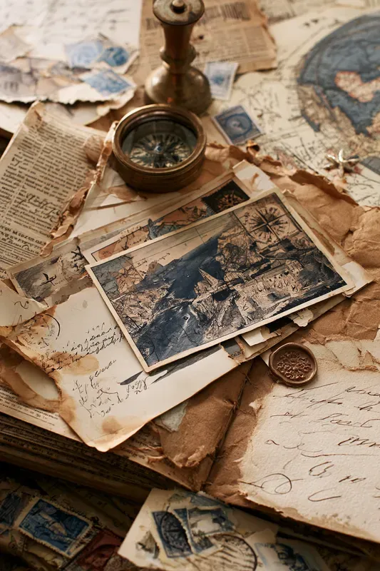Vintage Junk Journal Art Generator