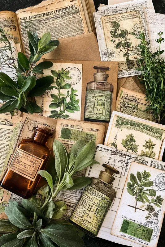 Vintage Junk Journal Art Generator