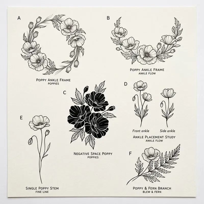 Botanical Border Tattoos