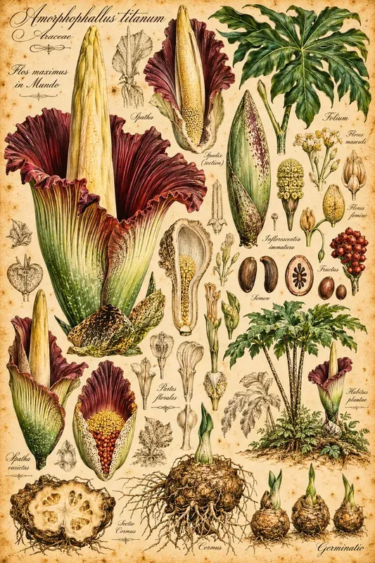 Vintage Victorian Botanical Stickers