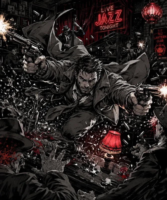 Cinematic Graphic Novel Art Generator