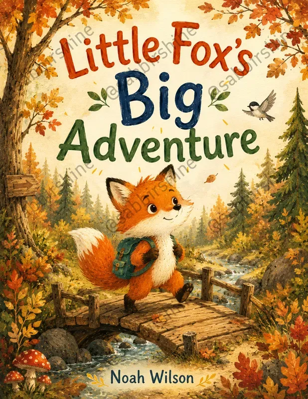Handpainted Childrens Book Cover Prompts