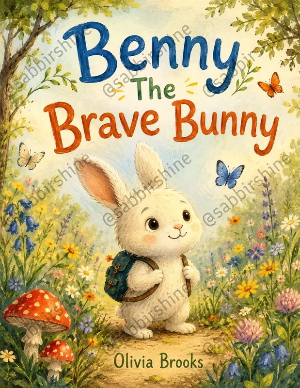 Handpainted Childrens Book Cover Prompts