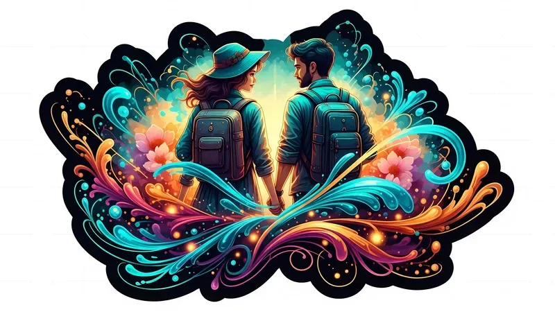 Neonglow Fantasy Sticker Masterpieces