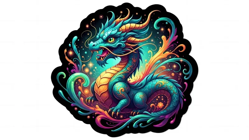 Neonglow Fantasy Sticker Masterpieces
