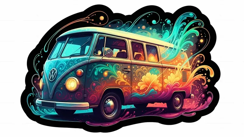 Neonglow Fantasy Sticker Masterpieces