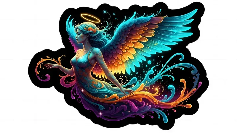 Neonglow Fantasy Sticker Masterpieces