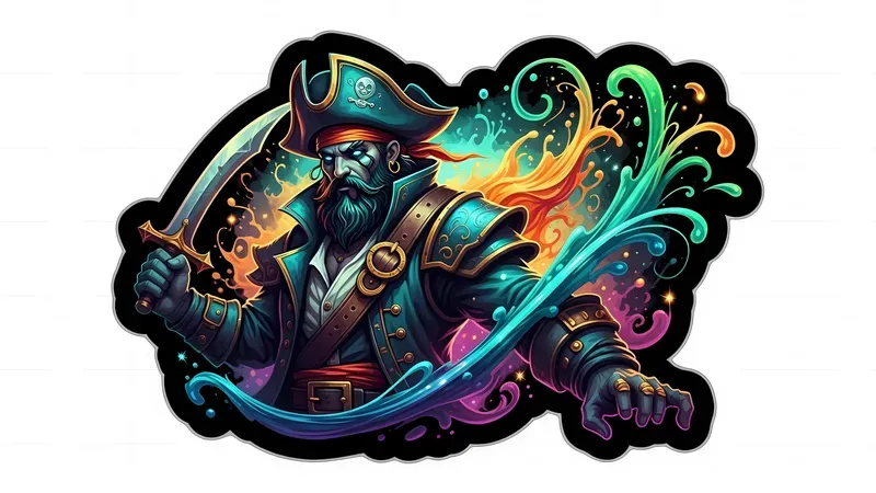 Neonglow Fantasy Sticker Masterpieces