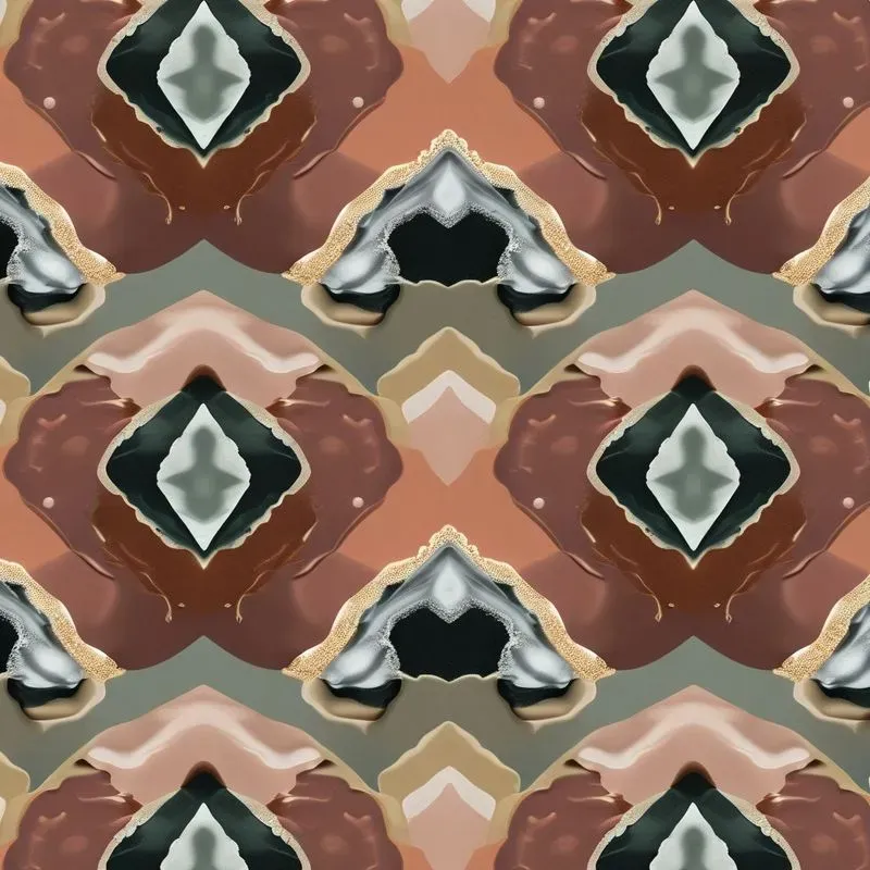 Seamless Boho Geode Pod Wallpapers