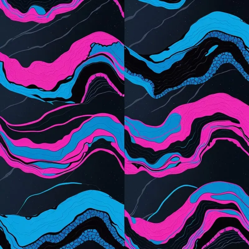 Seamless Boho Geode Pod Wallpapers