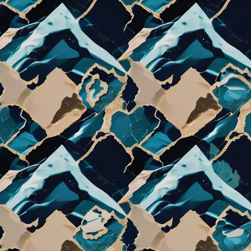Seamless Boho Geode Pod Wallpapers