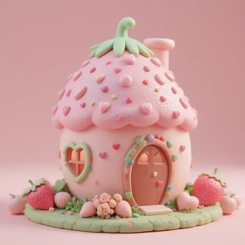 Cute Kawaii 3D Clay Toy Characters