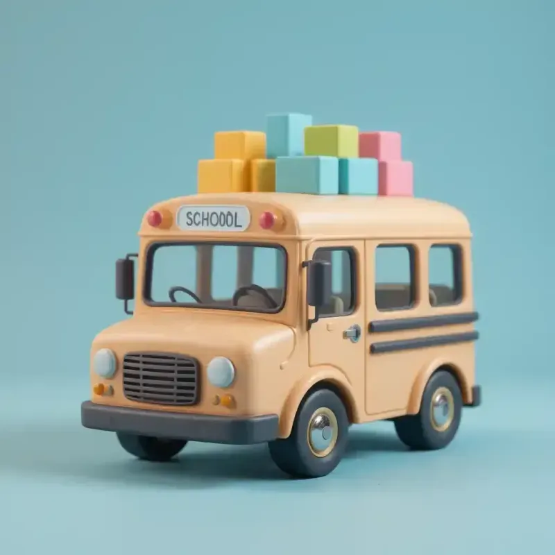 Cute Kawaii 3D Clay Toy Characters