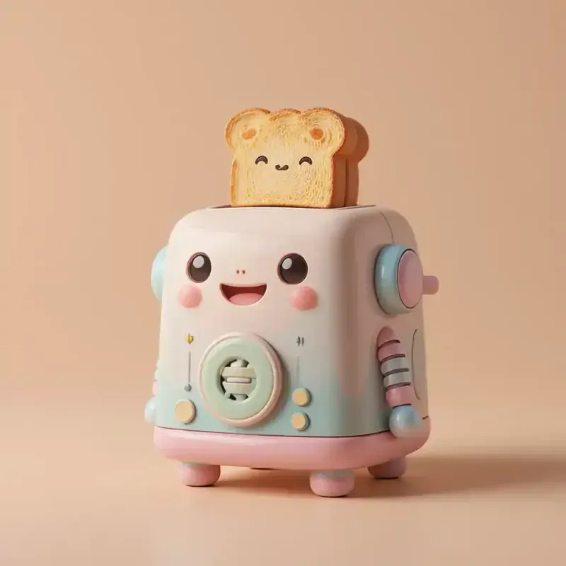 Cute Kawaii 3D Clay Toy Characters