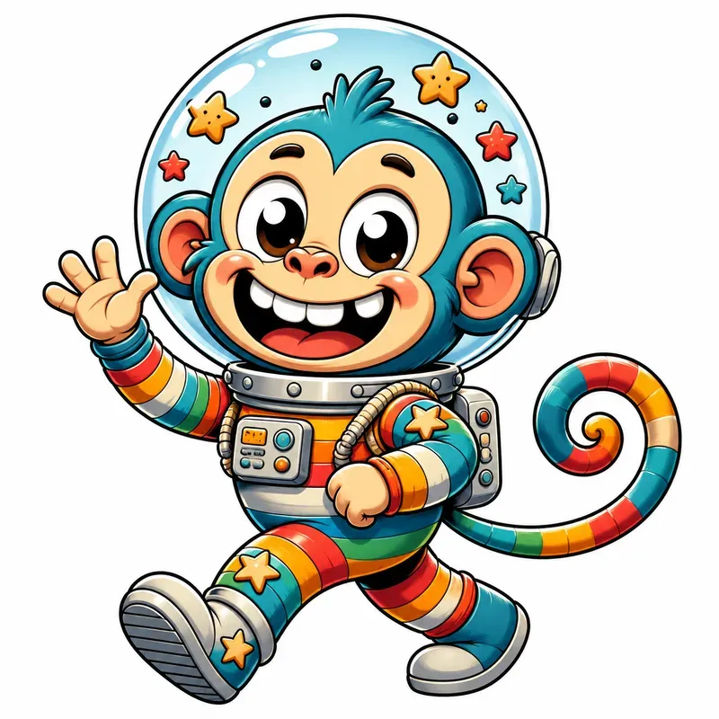 Rainbow Retro Mascot Cartoon Bundles
