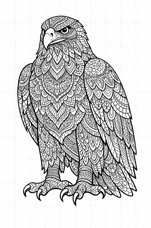 Mandala Animal Adult Coloring Pages