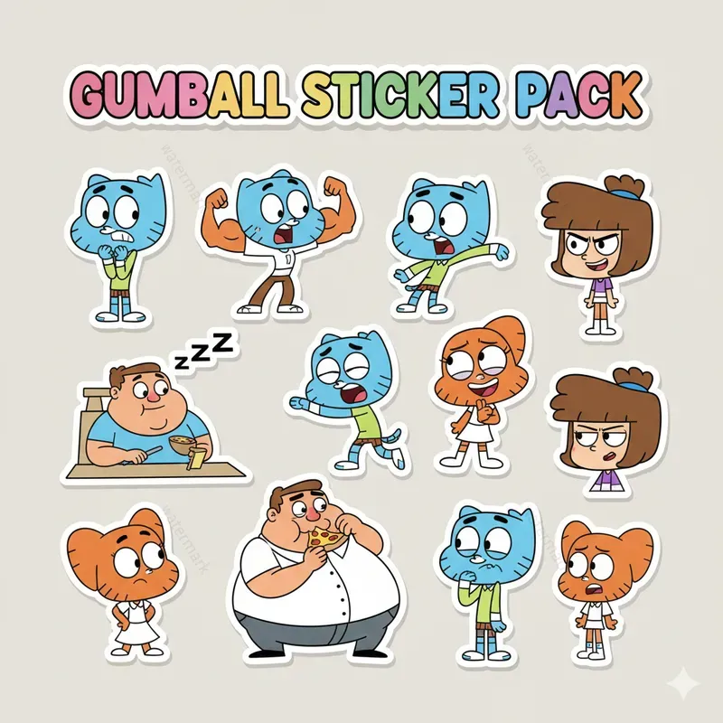 Cartoon Sticker Pack Generator