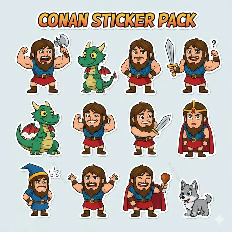 Cartoon Sticker Pack Generator