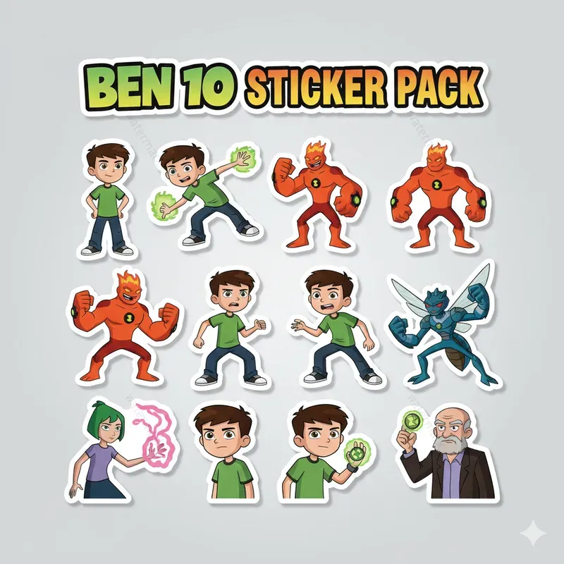 Cartoon Sticker Pack Generator