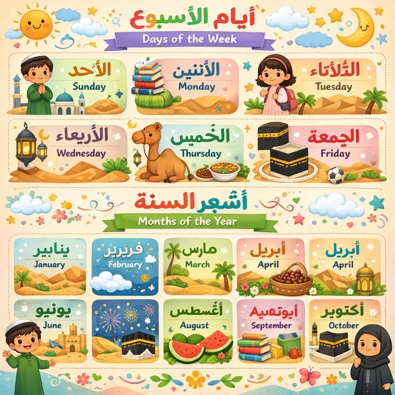 Multilingual Kids Educational Posters