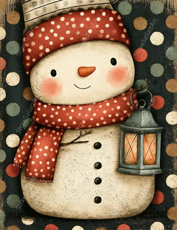Stylized Christmas Postcard Junk Journals