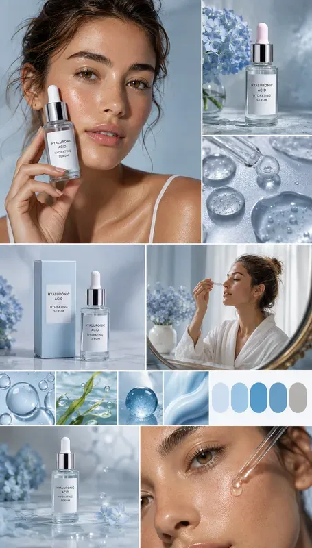 Skincare Campaign Visual Boards