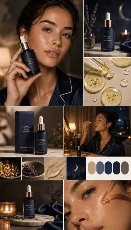 Skincare Campaign Visual Boards