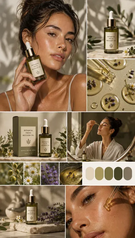 Skincare Campaign Visual Boards