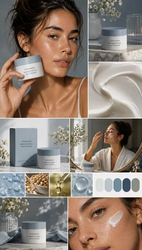 Skincare Campaign Visual Boards