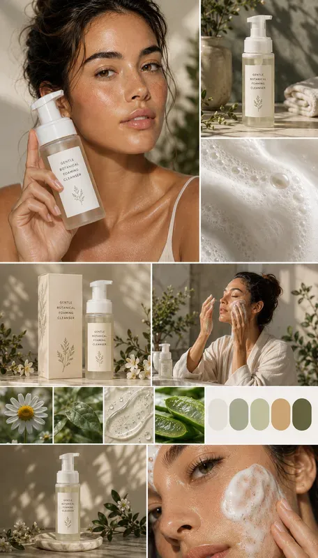Skincare Campaign Visual Boards