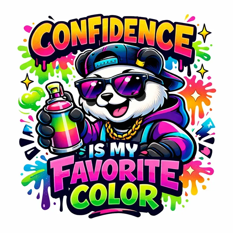 Confidence Streetwear Cartoon Designs