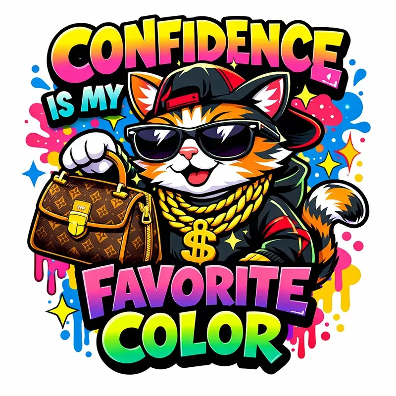 Confidence Streetwear Cartoon Designs