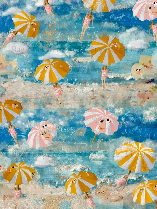 Sunset Splash Society Pattern Backgrounds