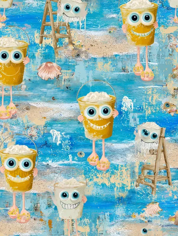 Sunset Splash Society Pattern Backgrounds