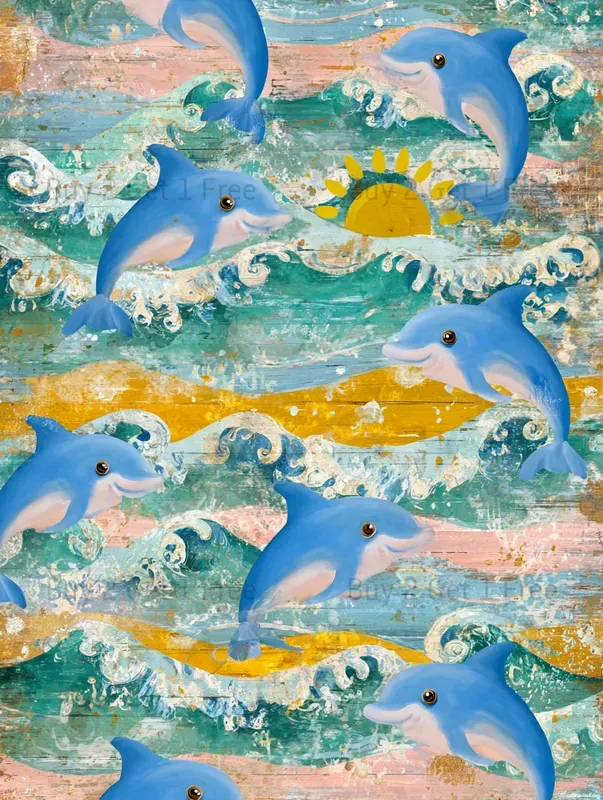 Sunset Splash Society Pattern Backgrounds