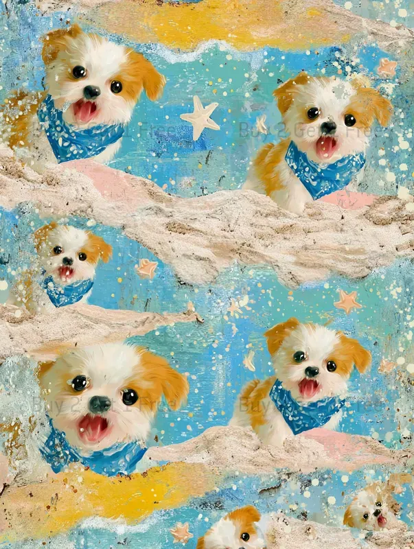 Sunset Splash Society Pattern Backgrounds