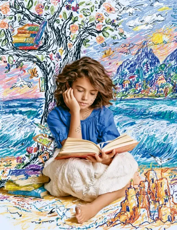 Summer Kids Doodle Collage Posters