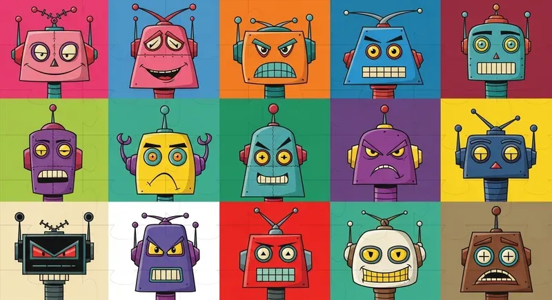 Whimsical Cartoon Faces