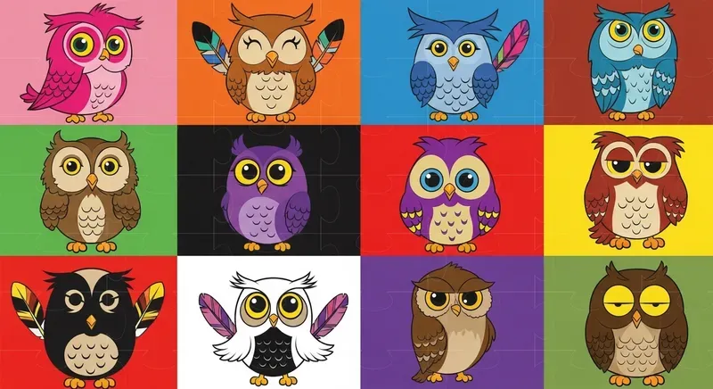Whimsical Cartoon Faces