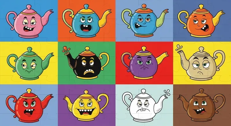Whimsical Cartoon Faces