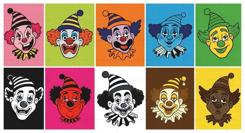 Whimsical Cartoon Faces