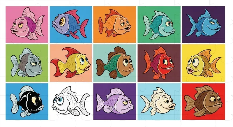 Whimsical Cartoon Faces